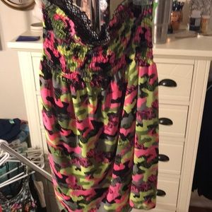 Camo cover up dress